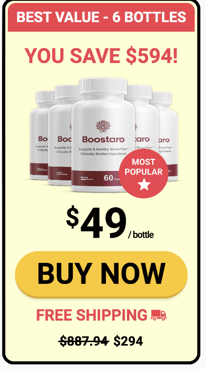 Boostaro 6 bottle